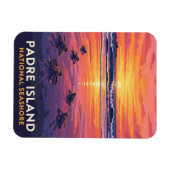 Texas Padre Island National Seashore Magnet (Horizontal)