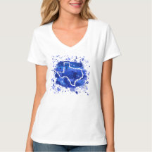 TEXAS "Paint the Mother Blue" Ed. 1 T-Shirt von Fr