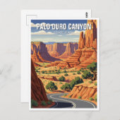 Texas Palo Duro Canyon Staat Park Travel Postkarte (Vorne/Hinten)