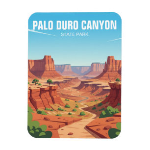 Texas Palo Duro Canyon State Park Reise Magnet