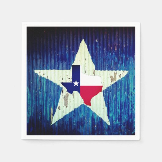 Texas Paper Napkin Serviette (Vorderseite)