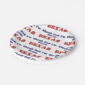 TEXAS PAPPTELLER (Schrägansicht)