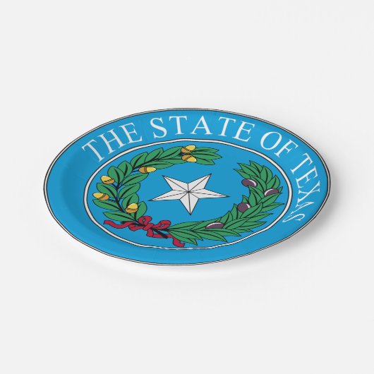 Texas Pappteller (Schrägansicht)