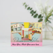 Texas, Pariser Schönheitssalon Postkarte (Stehend Vorderseite)