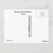 Texas, Pariser Schönheitssalon Postkarte (Rückseite)