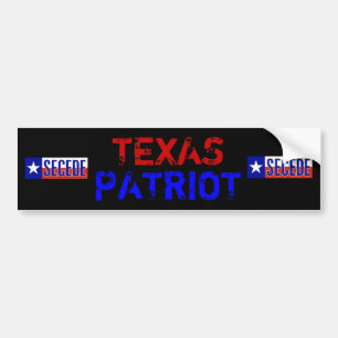 Texas-Patriot Autoaufkleber