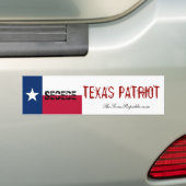 TEXAS-PATRIOT!! AUTOAUFKLEBER (Auf Auto)