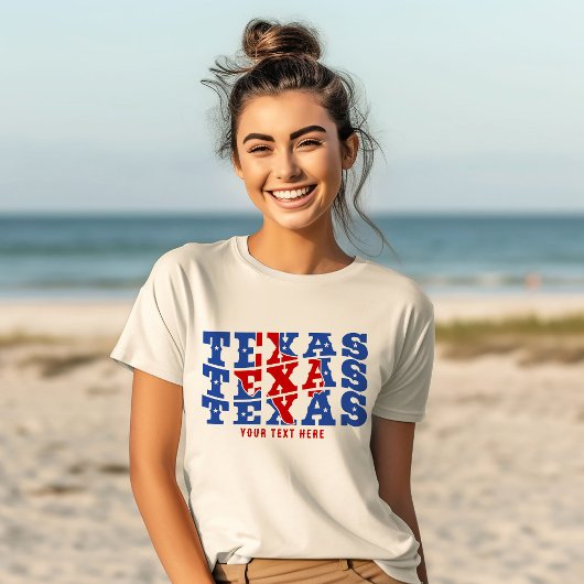 Texas Patriotischer Staatsliebe USA T-Shirt