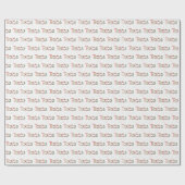 Texas Patterned Letters and Poinsettia Wreath Geschenkpapier (Flach)