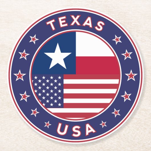 Texas, phone heiraten zu sticker, tote bag runder pappuntersetzer (Vorderseite)