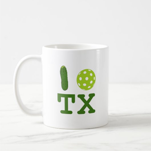 Texas Pickleball Tasse (Links)