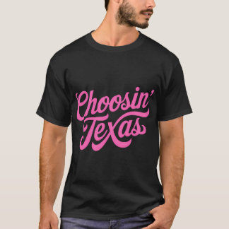 Texas Pink Lone Star State Stolz wählen T-Shirt
