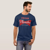 Texas Plumber King of Trades Plumbing T-Shirt (Vorne ganz)