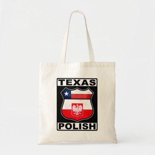 Texas Polnisch American Tote Bag Tragetasche (Vorne)
