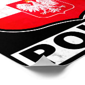 Texas Polnischer Amerikaner Poster (Ecke)