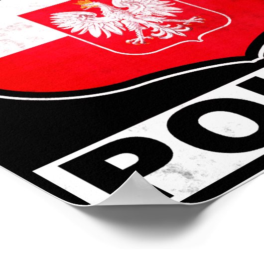 Texas Polnischer Amerikaner Poster (Ecke)