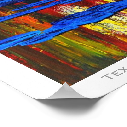 Texas Pondscape Poster (Ecke)