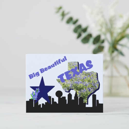 Texas Post Card Postkarte (Stehend Vorderseite)