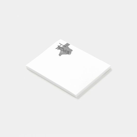 Texas Post-it Klebezettel (angewinkelt)