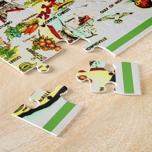 Texas Postcard Karte Jigsaw Puzzle (Seite)