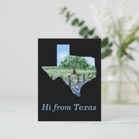 Texas Postcard Postkarte (Stehend Vorderseite)