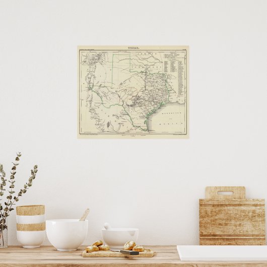 Texas Poster (Küche)