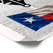 TEXAS-Poster Poster (Ecke)