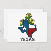 Texas Postkarte (Vorne/Hinten)