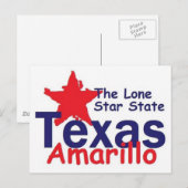 TEXAS POSTKARTE (Vorne/Hinten)