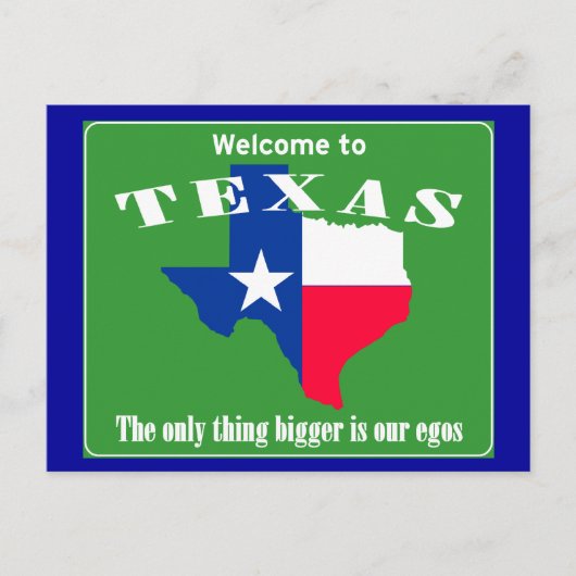 Texas Postkarte (Vorderseite)