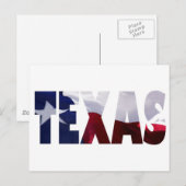Texas Postkarte (Vorne/Hinten)
