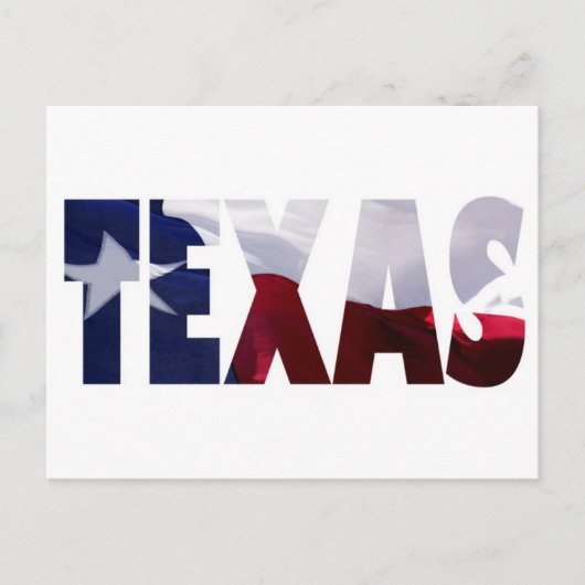 Texas Postkarte (Vorderseite)
