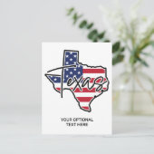 Texas Postkarte (Stehend Vorderseite)
