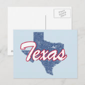 Texas Postkarte (Vorne/Hinten)