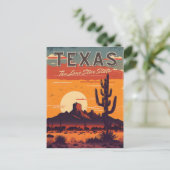 Texas Postkarte (Stehend Vorderseite)