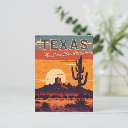 Texas Postkarte (Stehend Vorderseite)