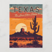 Texas Postkarte (Vorderseite)