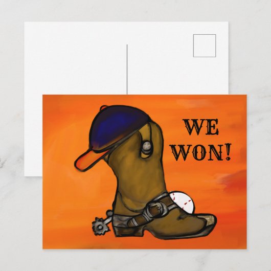 TEXAS POSTKARTE (Vorne/Hinten)