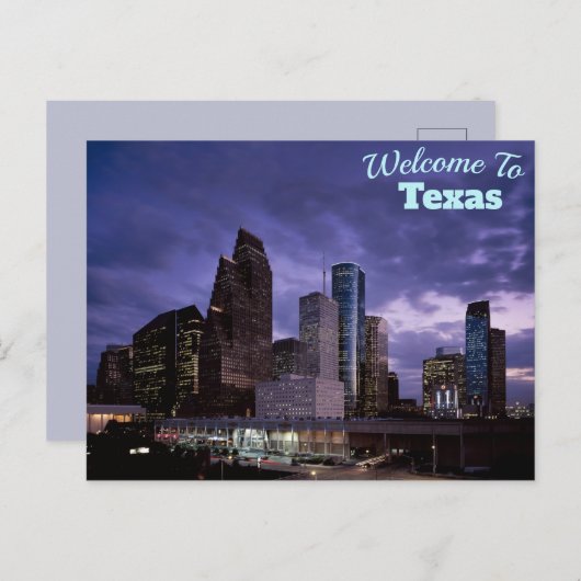 Texas Postkarte (Vorne/Hinten)