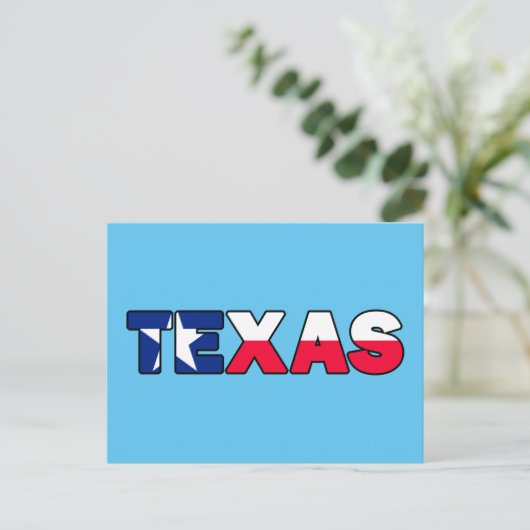 Texas Postkarte (Stehend Vorderseite)