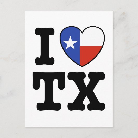 Texas Postkarte (Vorderseite)