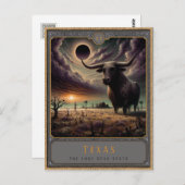 Texas | Postkarte Gothic Art (Vorne/Hinten)