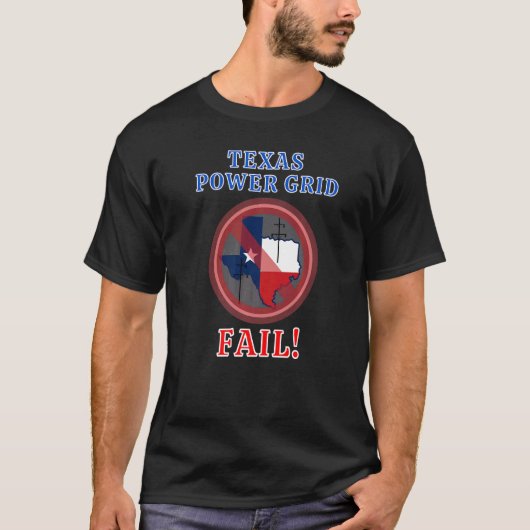 Texas Power Grid Versag T-Shirt (Vorderseite)