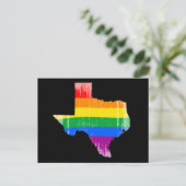 TEXAS PRIDE - DISTRESSED -.png Postkarte (Stehend Vorderseite)