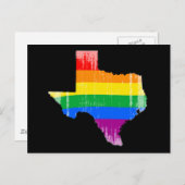TEXAS PRIDE - DISTRESSED -.png Postkarte (Vorne/Hinten)