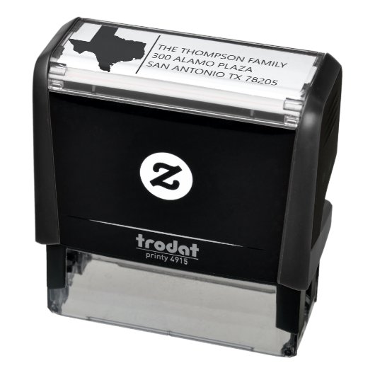 Texas Pride Familienurlaub Hochzeit Rücksendeadres Permastempel (Produkt)