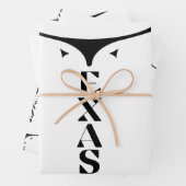 TEXAS PRIDE GESCHENKPAPIER SET (Beispiel)