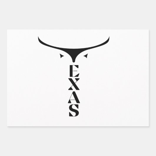 TEXAS PRIDE GESCHENKPAPIER SET (Vorderseite)