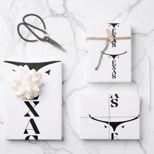 TEXAS PRIDE GESCHENKPAPIER SET (Vorderseite)