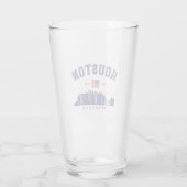 Texas Pride: Houston Modern Skyline Glas (Rückseite)